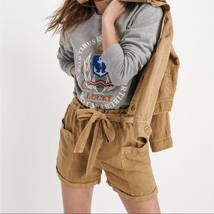 Lucky Brand Paper Bag Style Shorts.